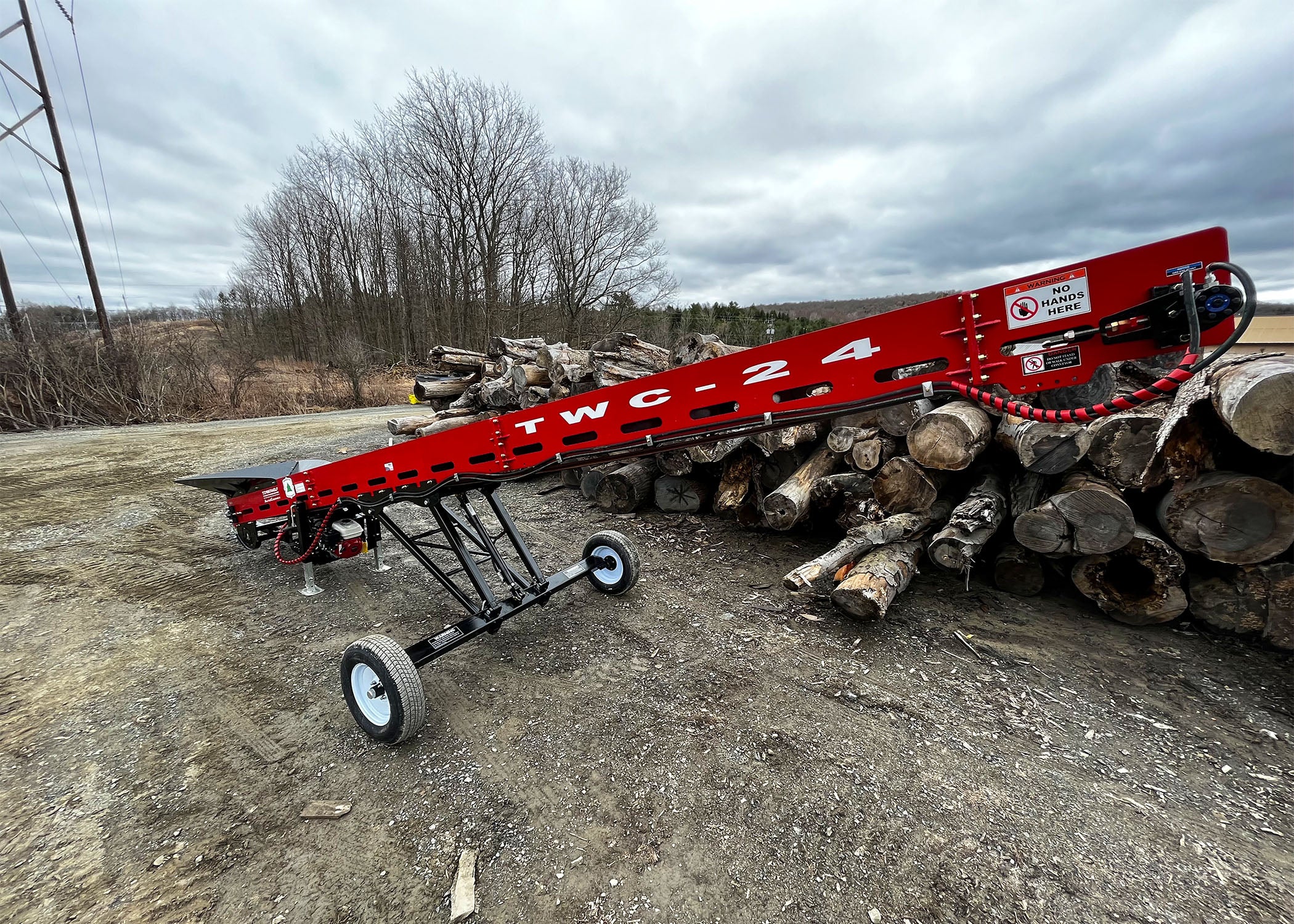 Firewood Conveyors Wood Conveyors Timberwolf Firewood